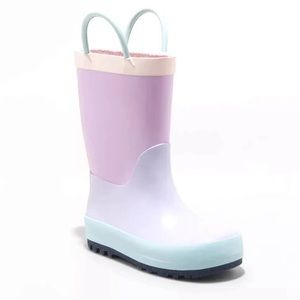 Cat & Jack - Toddler Rain Boots Colorblock - NWT - SIZE 10